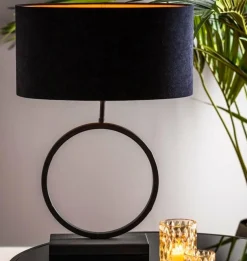Light en Living Lampvoet LIVA mat zwart - Diverse afmetingen