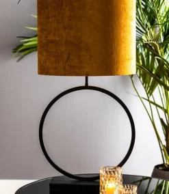 Light en Living Lampvoet LIVA mat zwart - Diverse afmetingen