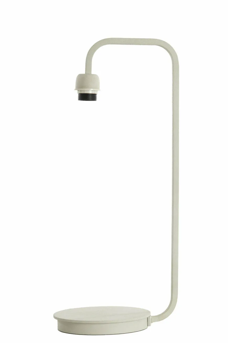 Light en Living Lampvoet 26,5x20x60 cm MARENO crème