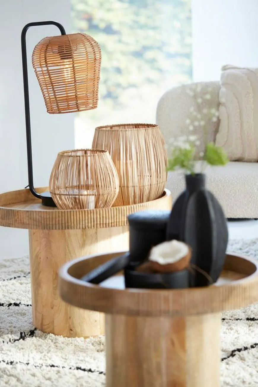 Light en Living Lampvoet 26,5x20x60 cm MARENO mat zwart