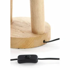 Light en Living Lampvoet Ø20x55 cm XITTA hout mat naturel