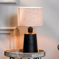 Light en Living Lampvoet 18x14x39 cm BALOE mat zwart