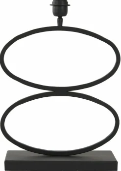Light en Living Lampvoet STELIUS mat zwart - 33x17x42 cm