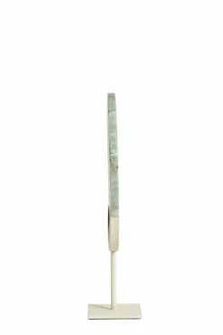 Light en Living Ornament op voet 35x12x50 cm GOUYA groen agaat+crème