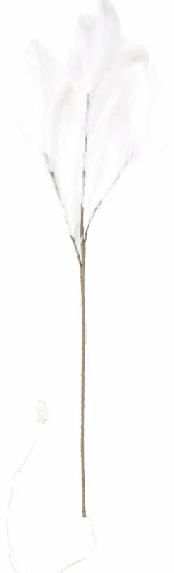 Light en Living Ornament LED 110 cm FEATHER wit