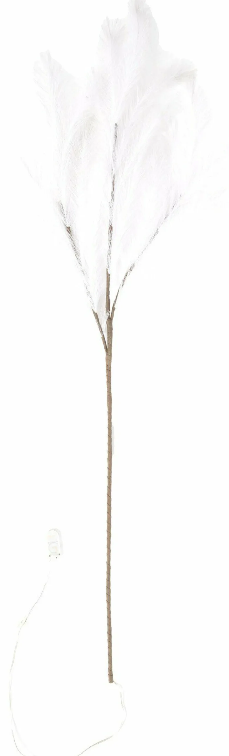 Light en Living Ornament LED 110 cm FEATHER wit