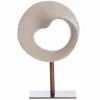 Light en Living Ornament op voet 20x10x30 cm TUZLA taupe+donker brons