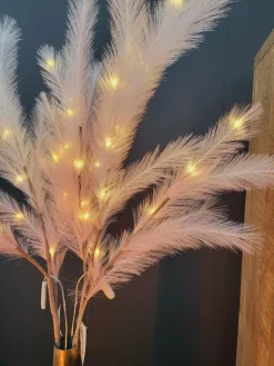 Light en Living Ornament LED 110 cm FEATHER roze