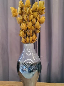 Light en Living Ornament 6 bloemen 90 cm TULIP okergeel