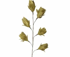 Light en Living Ornament 6 bloemen 90 cm TULIP okergeel
