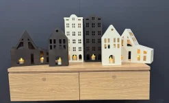 Light en Living Ornament 12x16x39.5 cm BANTRY bruin