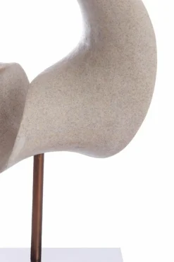 Light en Living Ornament op voet 34x18x43 cm VODICE taupe+donker brons