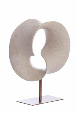 Light en Living Ornament op voet 34x18x43 cm VODICE taupe+donker brons