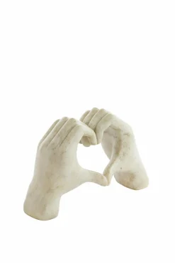 Light en Living Ornament 24,5x9,5x15 cm HANDS taupe grijs