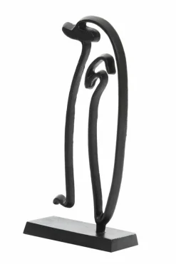 Light en Living Ornament op voet Pinguïn mat zwart - Diverse maten