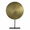 Light en Living Ornament op voet Ø40x60 cm LASIM ant brons spiraal-mat zwart