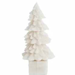 Light en Living Ornament CHRISTMAS TREE Ø13x25 cm Beige – Light & Living