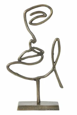 Light en Living Ornament FACE antiek brons - 2 maten