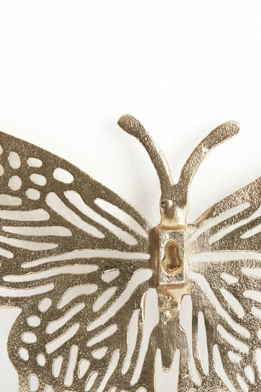 Light en Living Ornament BUTTERFLY goud 26 x 16 x 3 cm