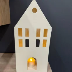 Light en Living Ornament 14x9x30 cm CROMANE crème