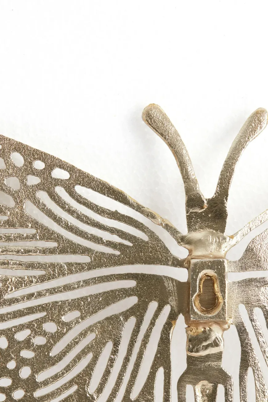 Light en Living Ornament BUTTERFLY set van 3 glanzend goud
