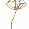 Light en Living Ornament op voet 28x8,5x45 cm PAPAVERU mat goud