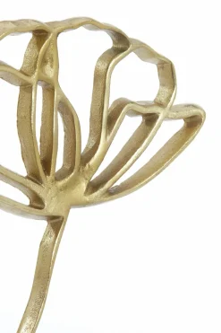 Light en Living Ornament op voet 28x8,5x45 cm PAPAVERU mat goud