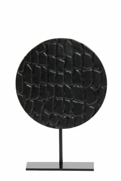 Light en Living Ornament op voet PERSEGA zwart 26 x 7,5 x 37 cm