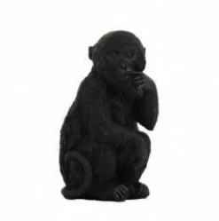 Light en Living Ornament Aap Zwart S
