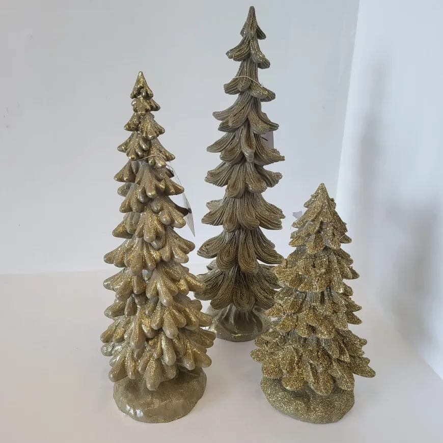 Light en Living Ornament Ø13X25 cm CHRISTMAS TREE goud