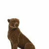 Light en Living Ornament CHEETAH velvet Bruin of zwart in 3 maten
