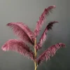 Light en Living Ornament 5 veren 129 cm FEATHER donker rood-paars