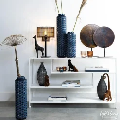 Light en Living Ornament Aap velvet Bruin