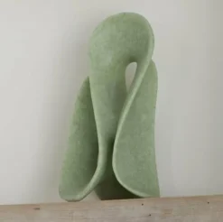 Light en Living Ornament op voet 20,5x19x39 cm ZAZINA groen