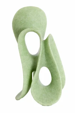Light en Living Ornament op voet 20,5x19x39 cm ZAZINA groen