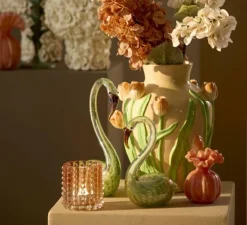 Light en Living Ornament 13x8x20 cm SWAN glas groen