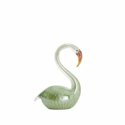 Light en Living Ornament 13x8x20 cm SWAN glas groen