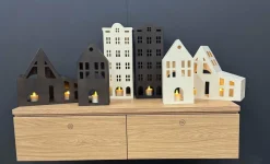 Light en Living Ornament 14x9x30 cm CROMANE bruin