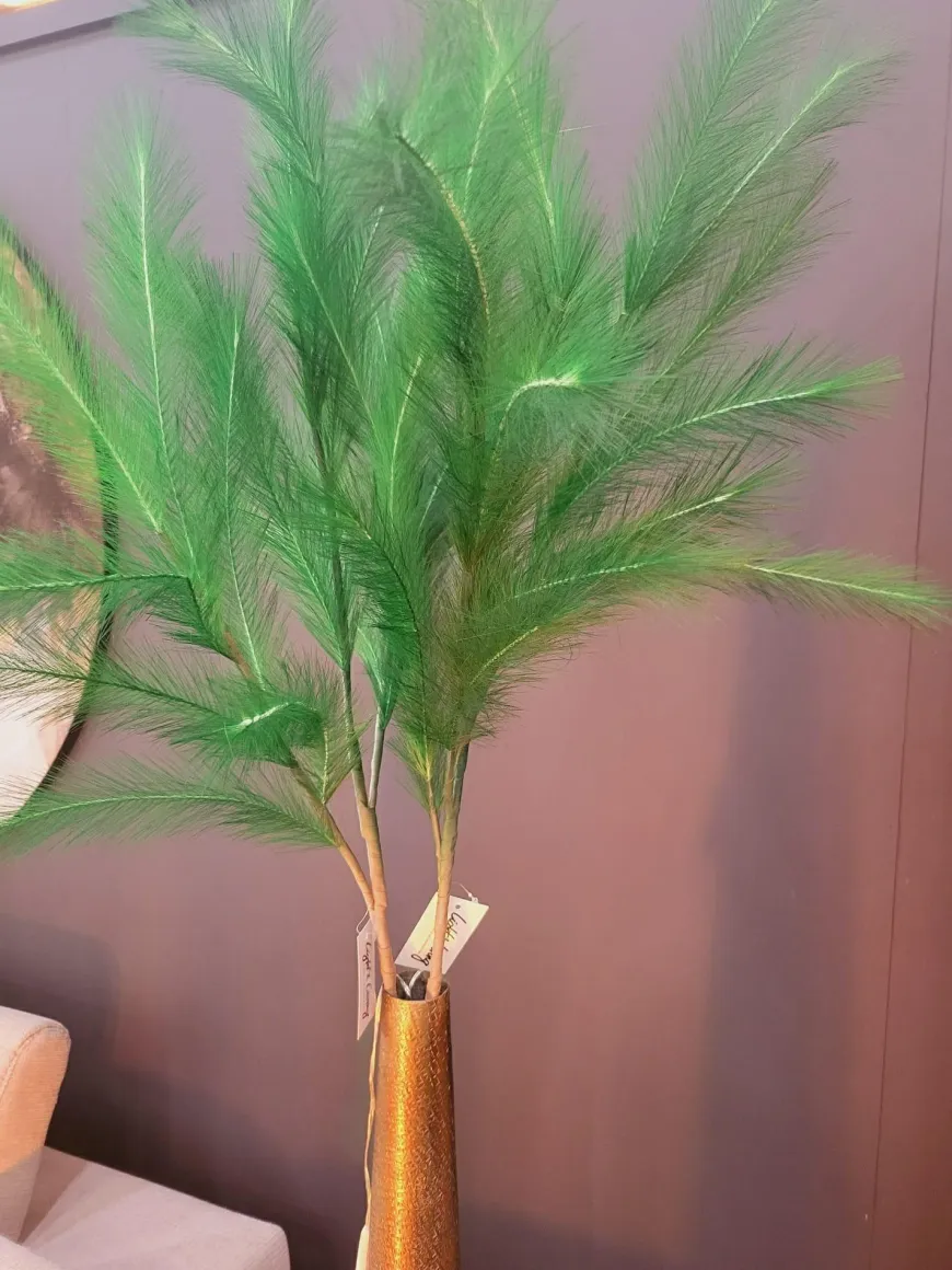 Light en Living Ornament LED 110 cm FEATHER donker groen