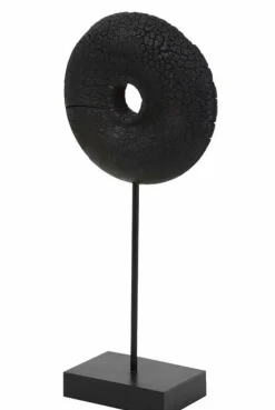 Light en Living Ornament op voet OLUMI hout zwart - 2 maten leverbaar