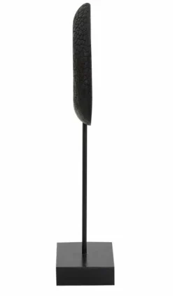 Light en Living Ornament op voet OLUMI hout zwart - 2 maten leverbaar