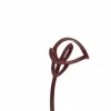 Light en Living Ornament op voet 15x7,5x29 cm CALLA glans bordeaux