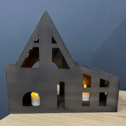 Light en Living Ornament 31x13x27 cm TRAMORE bruin
