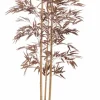 Light en Living Ornament in pot 152x90x152 cm BAMBOO metallic donker brons