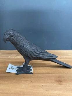 Light en Living Ornament 19x5x11 cm BIRD zwart