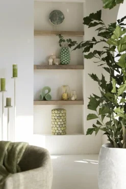 Light en Living Ornament 19,5x14,5x23 cm ZAINO groen