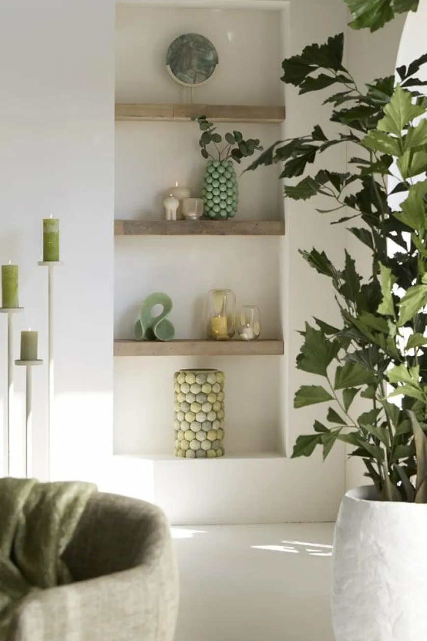 Light en Living Ornament 19,5x14,5x23 cm ZAINO groen