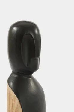Light en Living Ornament LUMUNA hout naturel+zwart 11,5 x 12 x 41 cm