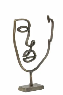 Light en Living Ornament FACE 2 antiek brons
