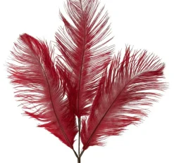Light en Living Ornament 3 veren 30x59 cm FEATHER rood